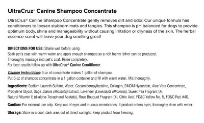 Image showing  Sage/Lavender Scented Shampoo Concentrate for Dogs, 1 gal.
