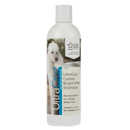 UltraCruz Canine Bright White Dog Shampoo 16 oz. Dog Shampoos & Conditioners