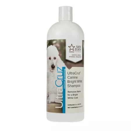 UltraCruz Canine Bright White Dog Shampoo 32 oz. Dog Shampoos & Conditioners