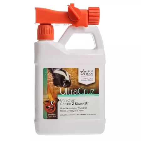 UltraCruz Canine Z-Skunk'R Foaming Odor Neutralizing Shampoo for Dogs 32 oz. Dog Shampoos & Conditioners