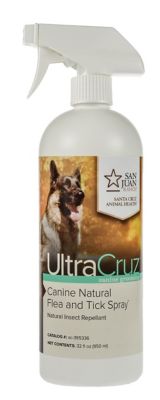 UltraCruz Canine Natural Flea and Tick Spray for Dogs, 32 oz.