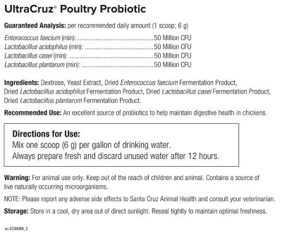 Image showing  Poultry Probiotic Supplement for Chickens, 2 lb.