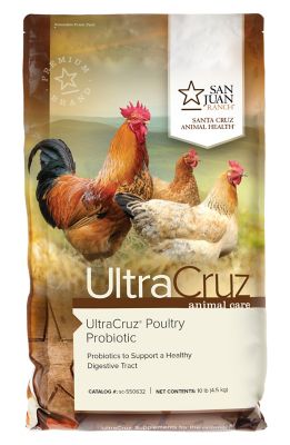 UltraCruz Poultry Probiotic Supplement for Chickens, 10 lb.