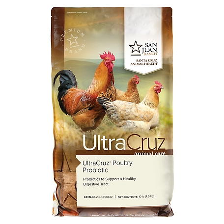 UltraCruz Poultry Probiotic Supplement for Chickens, 10 lb.