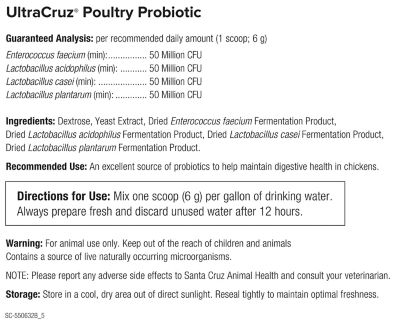 Image showing  Poultry Probiotic Supplement for Chickens, 10 lb.