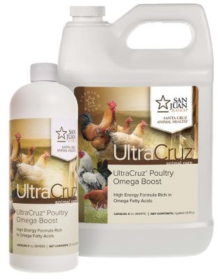 UltraCruz Poultry Omega Boost Supplement for Chickens 1 gal.