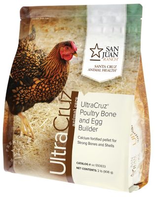 UltraCruz Poultry Bone and Egg Builder Supplement for Chickens, 2 lb.