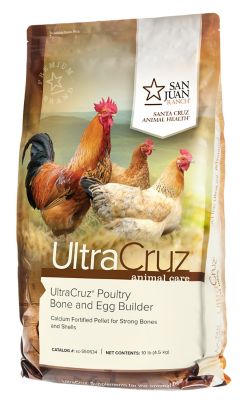 UltraCruz Poultry Bone and Egg Builder Supplement for Chickens, 10 lb.