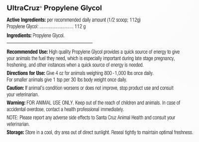Image showing  Propylene Glycol for Cattle, Goats, Sheep and Pigs, 1 gal.