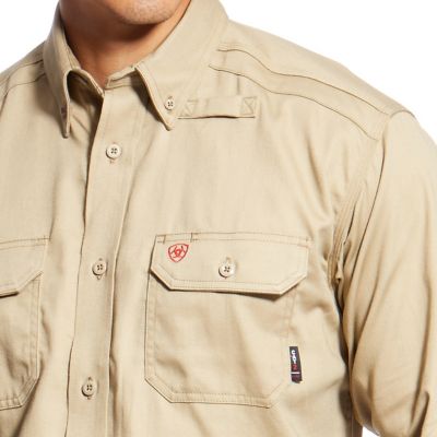 Image showing 2 th Ariat Men's FR Flame-Resistant Solid Long-Sleeve Work Shirt