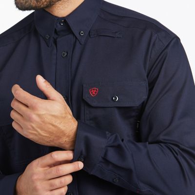 Image showing 2 th Ariat Men's FR Flame-Resistant Solid Long-Sleeve Work Shirt