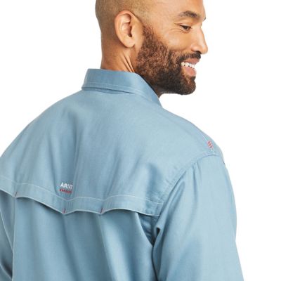 Image showing  Men's Flame-Resistant Vented Collared Long-Sleeve Work Shirt