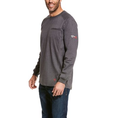 Ariat Men's FR Air Crew Neck Long-Sleeve Work T-Shirt