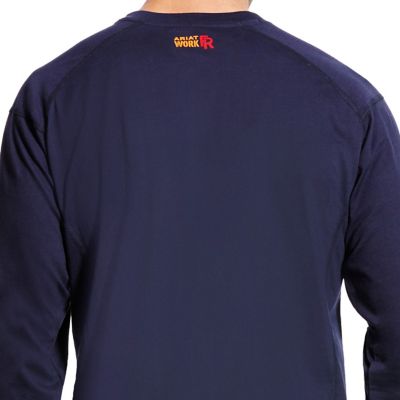 Image showing  Men's FR Air Crew Neck Long-Sleeve Work T-Shirt