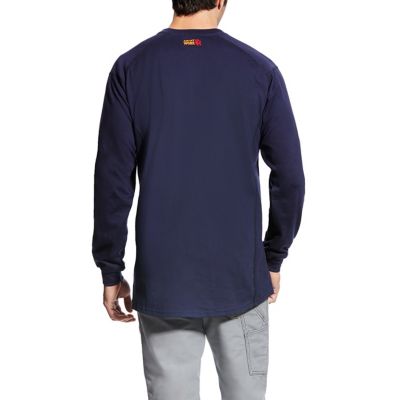 Image showing  Men's FR Air Crew Neck Long-Sleeve Work T-Shirt