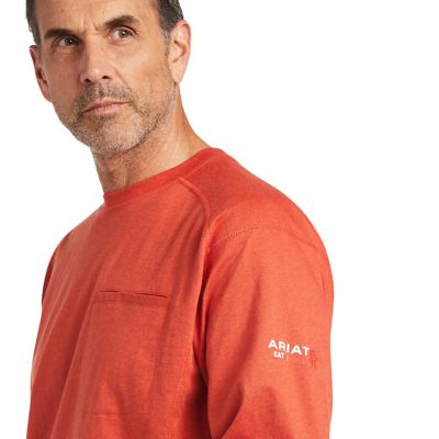 Image showing  Men's FR Air Crew Neck Long-Sleeve Work T-Shirt