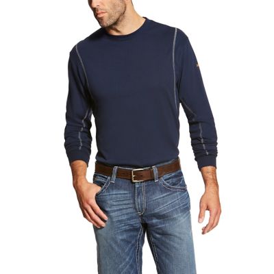 Ariat Men's Long-Sleeve FR AC Crew Work T-Shirt