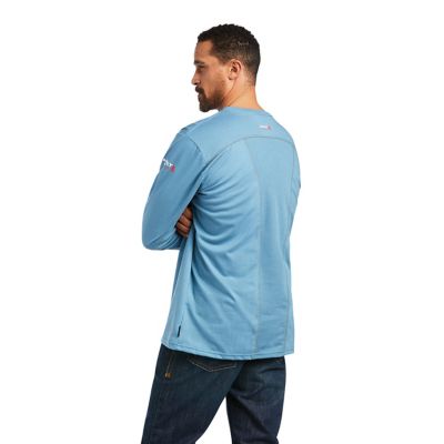 Image showing 1 th Ariat Men's Long-Sleeve FR AC Crew Work T-Shirt