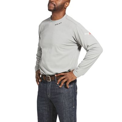 Carhartt Men s Flame Resistant Force Cotton Long Sleeve T Shirt at Tractor Supply Co