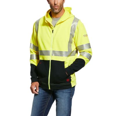 Ariat Men's FR Hi-Vis Full-Zip Work Hoodie