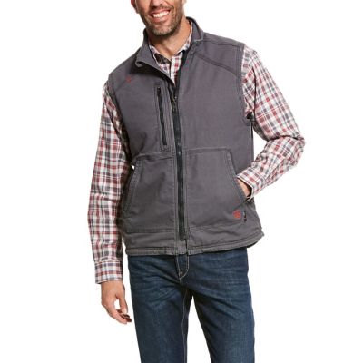 Ariat Men's FR DuraLight Stretch Canvas Work Vest at Tractor Supply Co.