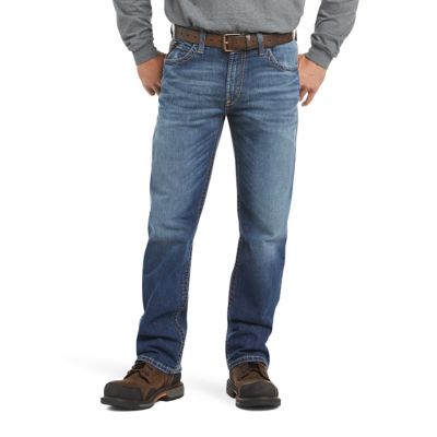 Image showing 0 th Ariat Men's FR Flame-Resistant Relaxed Fit M4 Basic Bootcut Work Jeans
