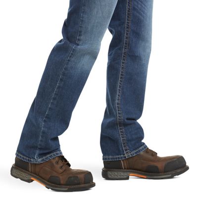 Image showing 3 th Ariat Men's FR Flame-Resistant Relaxed Fit M4 Basic Bootcut Work Jeans