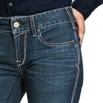 Image showing  Women's Flame-Resistant Stretch Fit Mid-Rise DuraLight Ella Bootcut Work Jeans