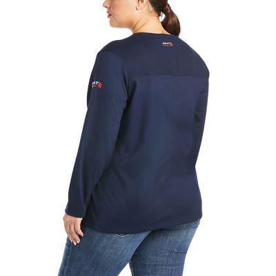 Image showing 1 th Ariat Women's Long-Sleeve FR AC Work Top