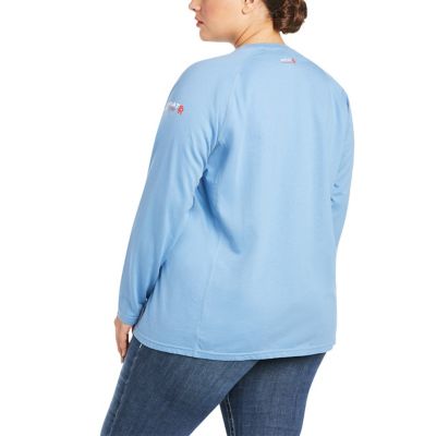 Image showing  Women's FR Air Crew Neck Long-Sleeve Work T-Shirt