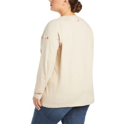 Image showing  Women's FR Air Crew Neck Long-Sleeve Work T-Shirt