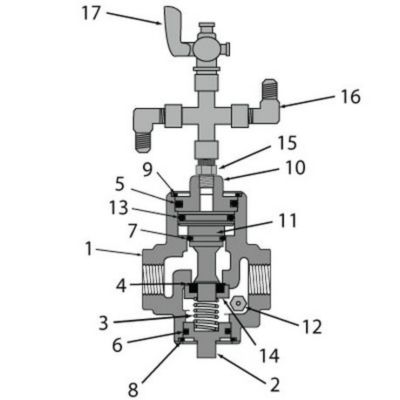 Image showing  Inlet Valve 1/2 in.