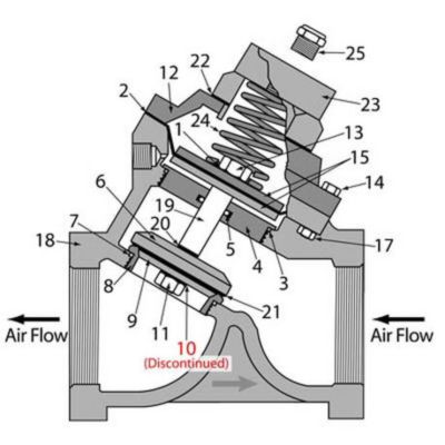 Image showing  Auto Air Valve Repair Kit, 1-1/4 in.-1-1/2 in.