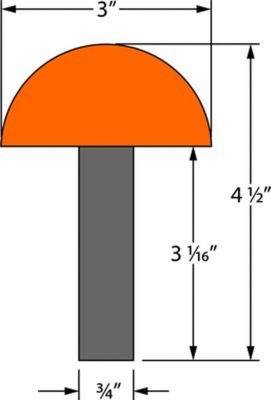 Image showing  Urethane Pop-Up Stem