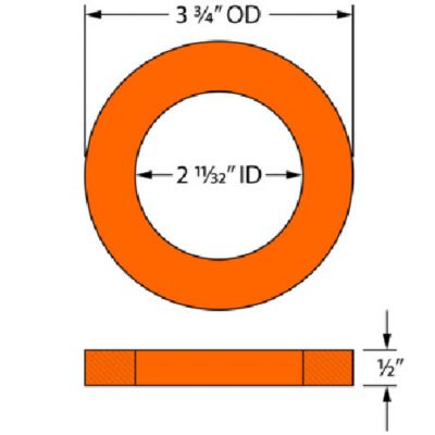 Image showing  Urethane Pop-Up Gasket