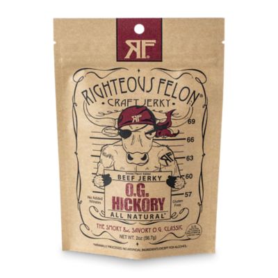 Righteous Felon O.G. Hickory Beef Jerky