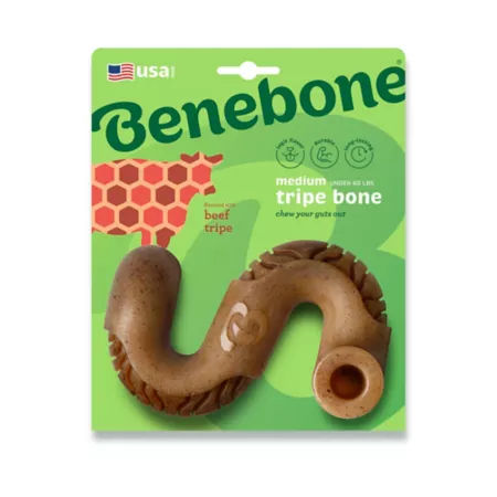 Benebone Tripe Dog Chew Bone Dog Chew Toys