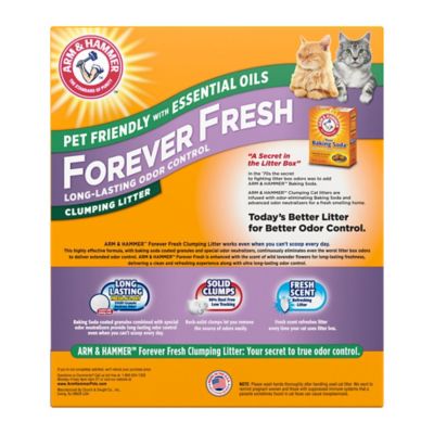 Image showing 1 th Arm & Hammer Forever Fresh Clumping Cat Litter Lavender, MultiCat 40 lb., Pet Friendly with Essential Oils