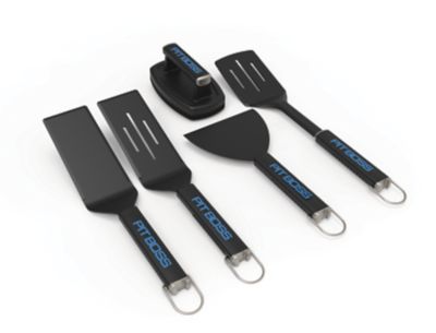 Pit Boss 5 pc. Ultimate Griddle Tool Kit, Includes Spatulas, Scraper and Brush