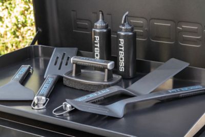 Image showing  5 pc. Ultimate Griddle Tool Kit, Includes Spatulas, Scraper and Brush