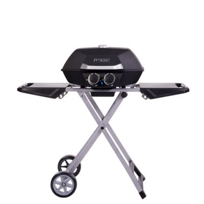 Pit Boss Portable Propane Gas Cart Grill, 290 sq. in., Gray