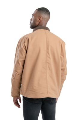 Image showing  Men's Vintage Washed Duck Sherpa-Lined Jacket