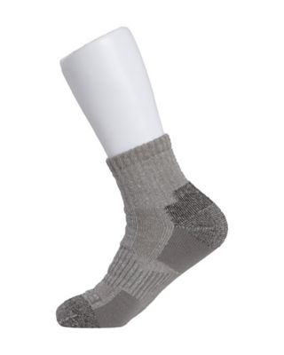 Berne Men's Wool-Blend Heavy-Duty Quarter Socks, 3-Pack, SK109GPH
