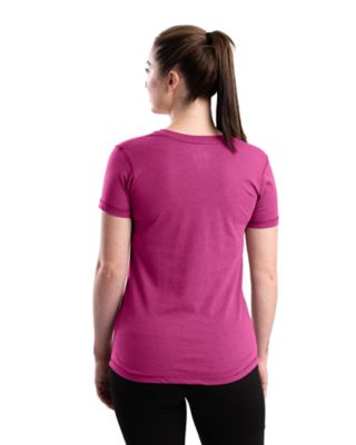 Image showing Berne Women's Performance V-Neck Short-Sleeve T-Shirt