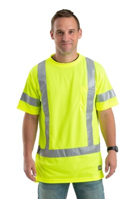 Berne Men's Hi-Vis Class 3 Performance Short-Sleeve T-Shirt