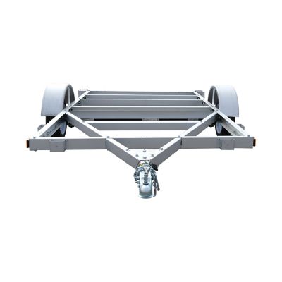 Image showing  5 ft. x 8 ft. Single Axle Galvalume Stirling Kit Trailer, 1,250 lb. Max Capacity