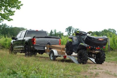 Image showing  5 ft. x 8 ft. Single Axle Galvalume Stirling Kit Trailer, 1,250 lb. Max Capacity
