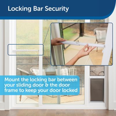 Image showing  Sliding Glass Pet Door Security Bar