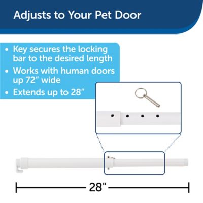 Image showing  Sliding Glass Pet Door Security Bar