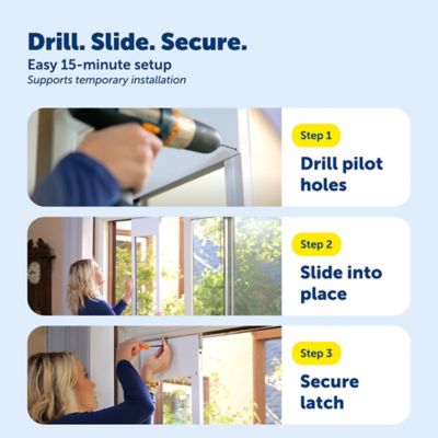 Image showing  Extreme Weather Sliding Glass Pet Door, Medium